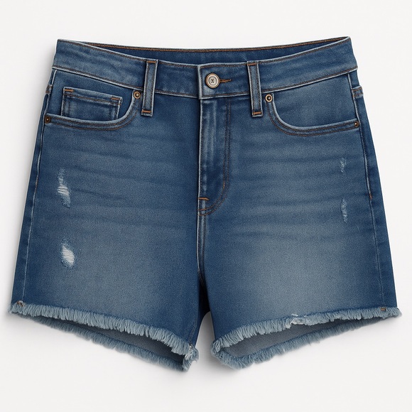 ❄️ Kancan | Distressed Cut Off Denim Shorts Size Small - Picture 2 of 9